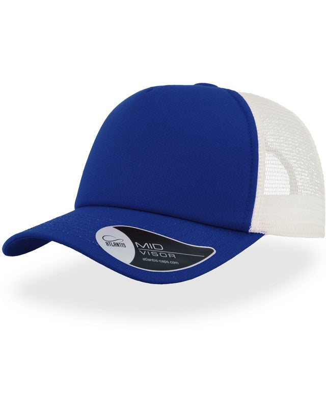 Atlantis ACRECO Record Mid Visor 5 Panel Trucker Cap - COOZO