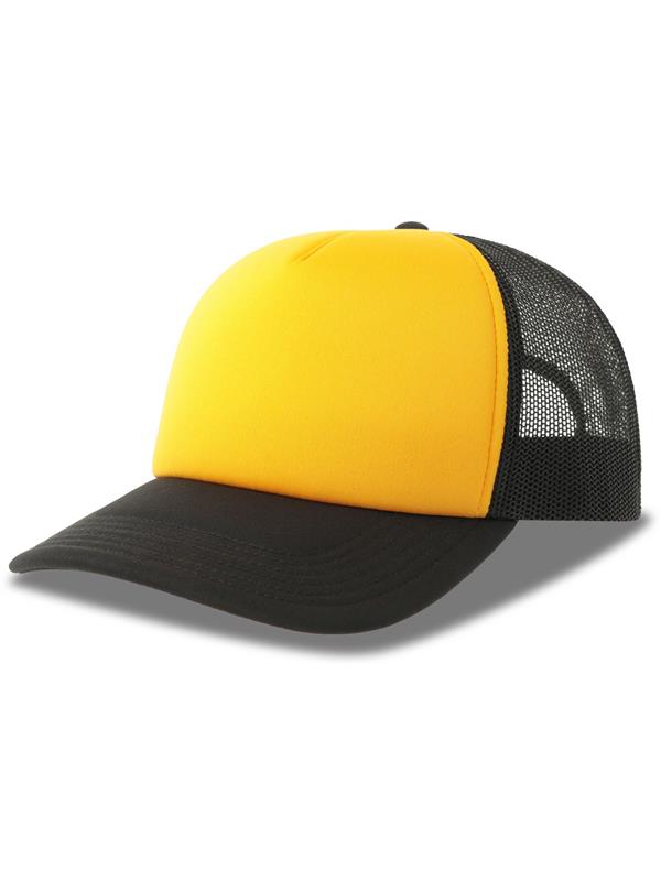 Atlantis ACRPPR Rapper S 5 Panel Structured Foam Mid Profile Curved Visor Recycled Trucker Cap