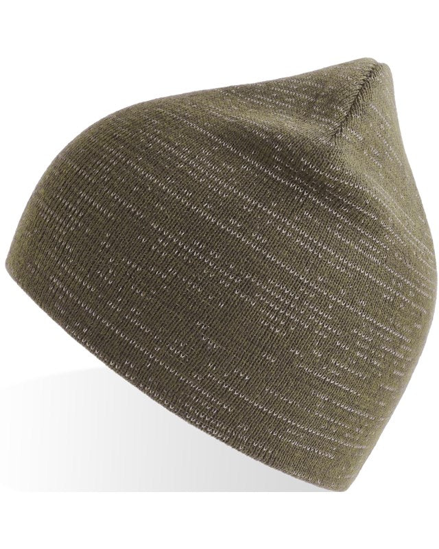 Atlantis ACSHIB Shine Recycled Short Beanie With Reflective Thread - COOZO