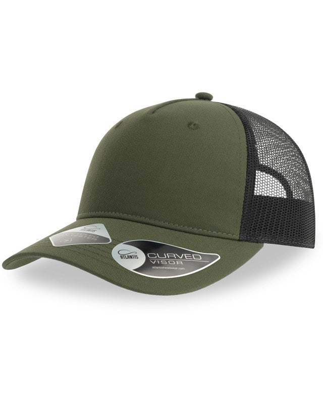 Atlantis ACZIOC Zion Recycled Trucker 6 Panel Cap - COOZO