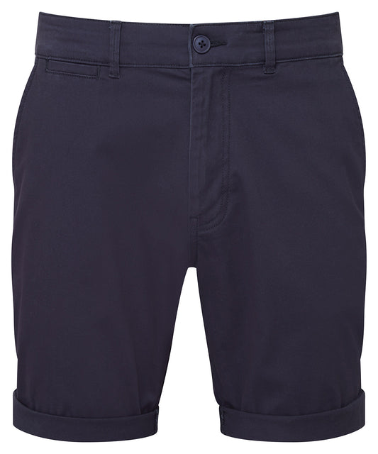 Asquith & Fox AQ058 Mens Lightweight Chino Shorts stylish formal Soft-finish - COOZO