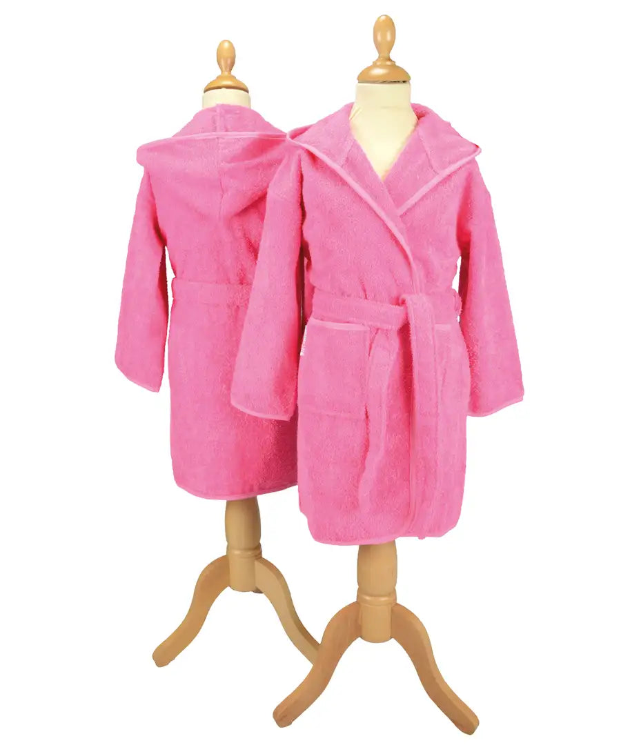 ARTG AR021 Boyzz & Girlzz hooded bathrobe 100% Cotton ideal for home sports or leisure - COOZO