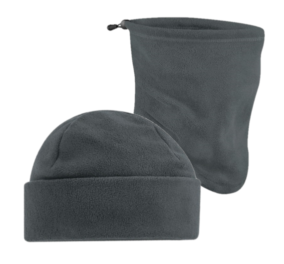 COOZO Recycled Fleece Beanie Scarf Snood Gloves Winter Accessory Sets - COOZO