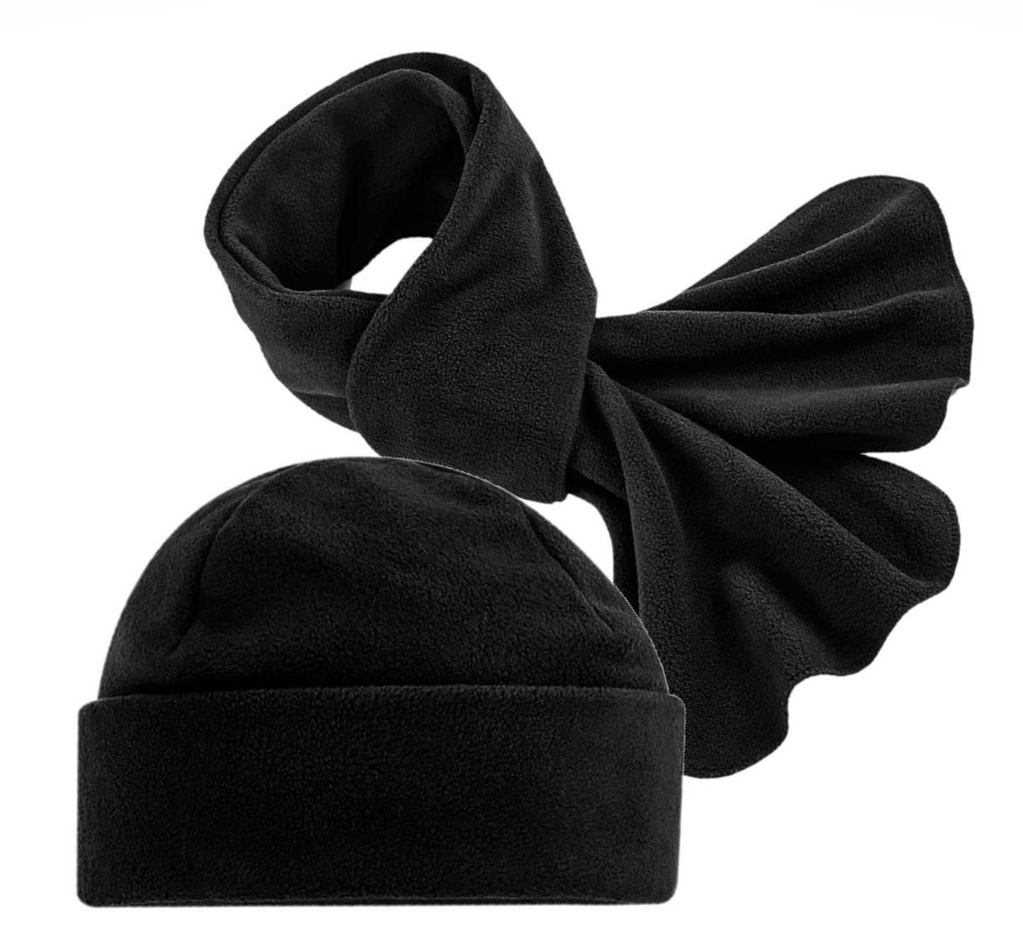 COOZO Recycled Fleece Beanie Scarf Snood Gloves Winter Accessory Sets - COOZO