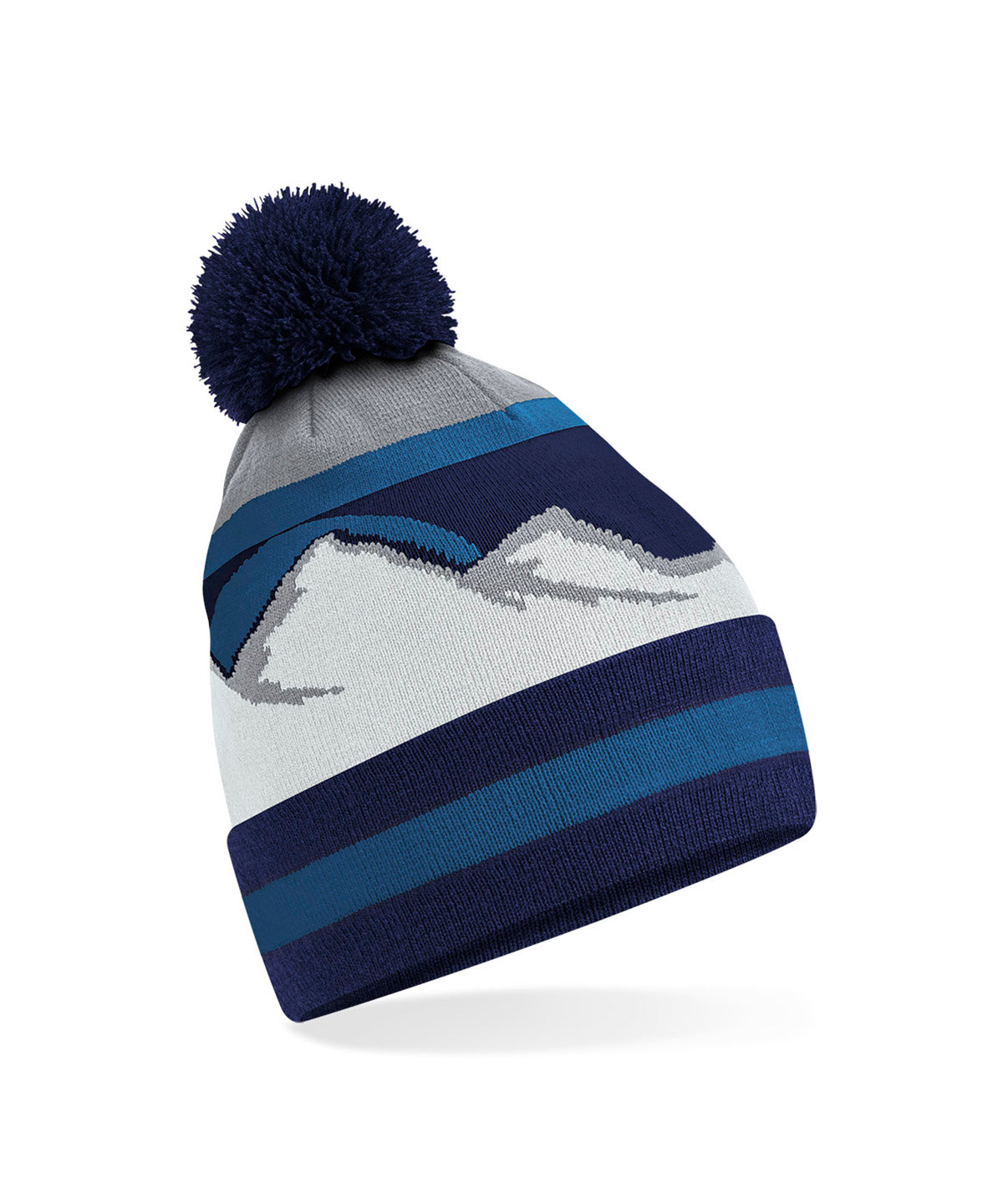Beechfield B395R MOUNTAIN PEAKS POM POM BEANIE - COOZO