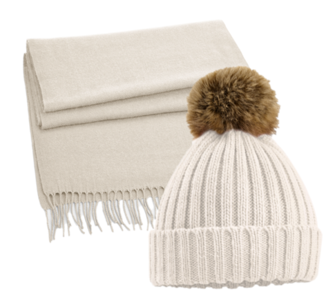 COOZO Knitted Beanie and Scarf Winter Accessory Gift Sets - COOZO