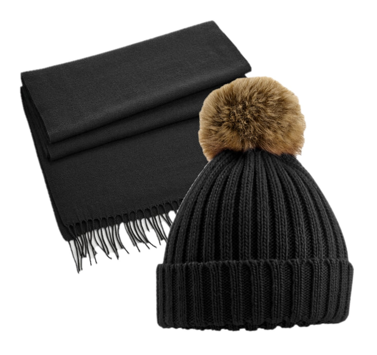 COOZO Knitted Beanie and Scarf Winter Accessory Gift Sets - COOZO