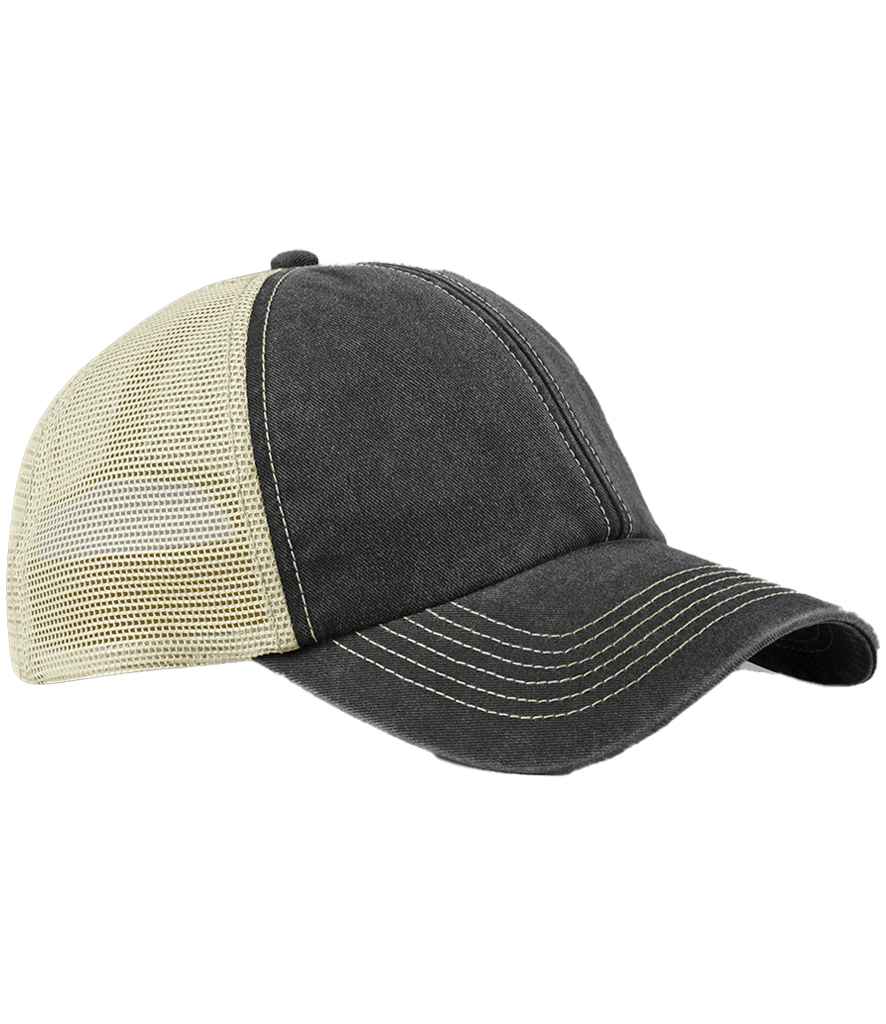 Beechfield B672 6 Panel Vintage Trucker - COOZO