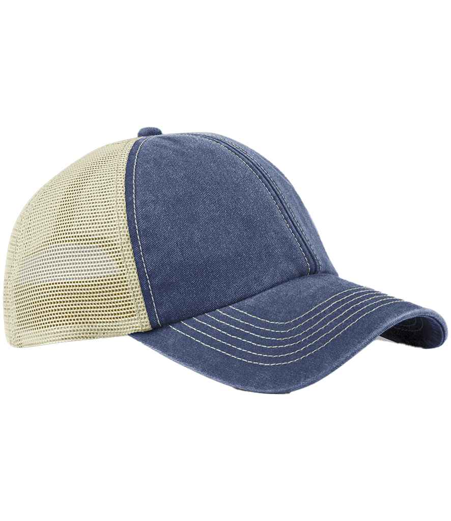Beechfield B672 6 Panel Vintage Trucker - COOZO
