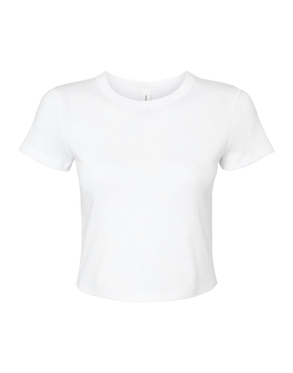 Bella+Canvas BE1010 Women's Micro Rib Baby Tee - COOZO