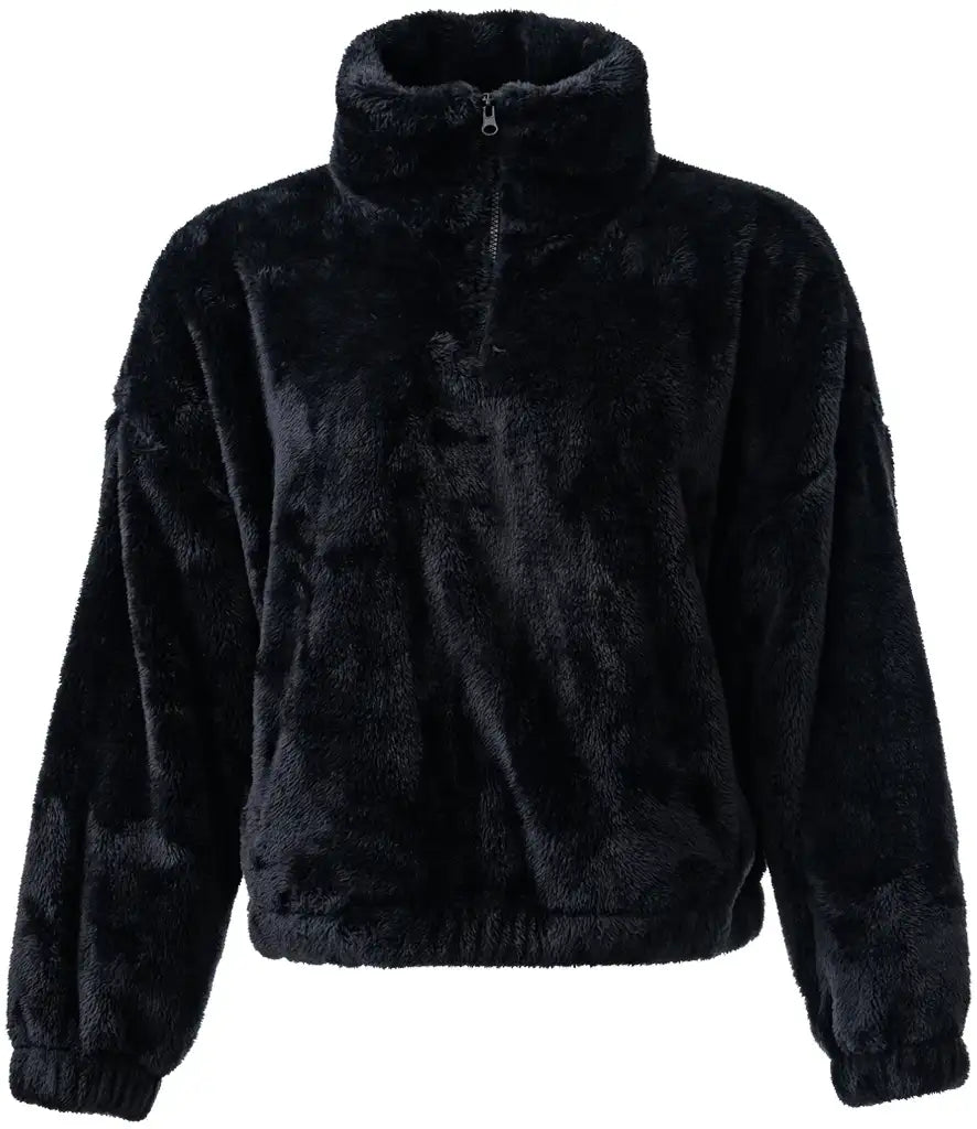 Brand Lab BH202 Ladies Fluffy Fleece 1/4 Zip - COOZO