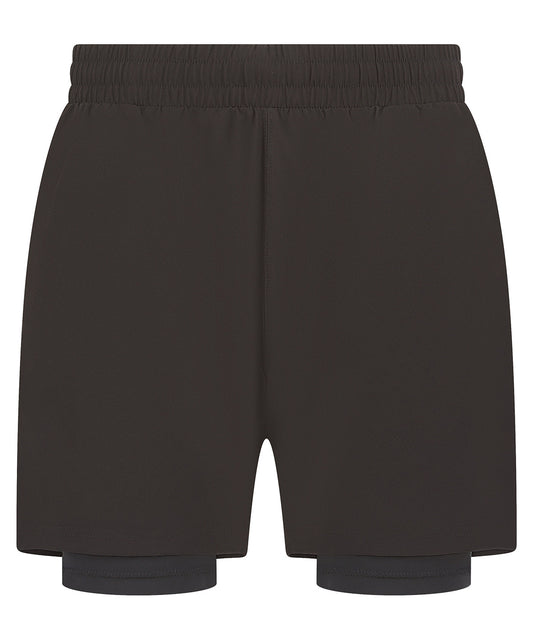 Tombo TL615 Mens Double Layered Sport Shorts - COOZO
