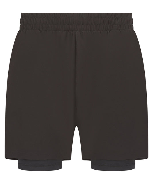 Tombo TL615 Mens Double Layered Sport Shorts - COOZO