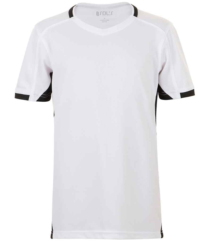SOL'S SOL01719 Kids Classico Contrast T-Shirt Breathable polyester mesh 100% polyester - COOZO
