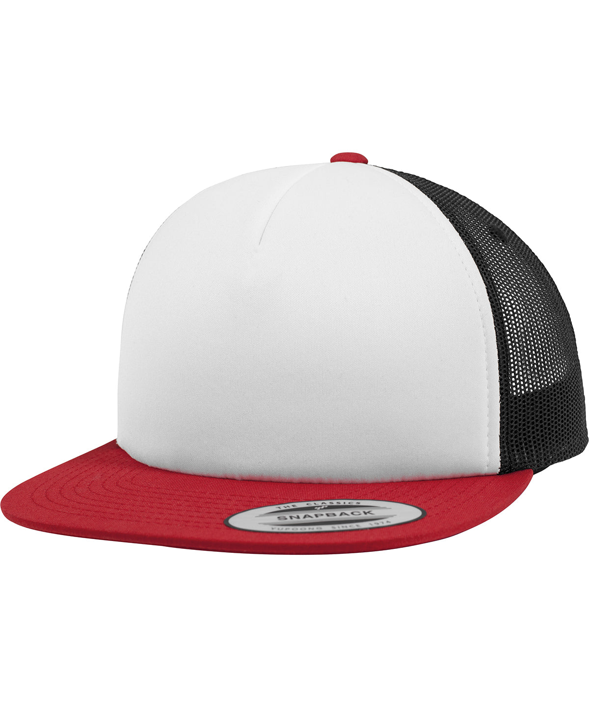 Flexfit YP076 Foam trucker with white front - COOZO