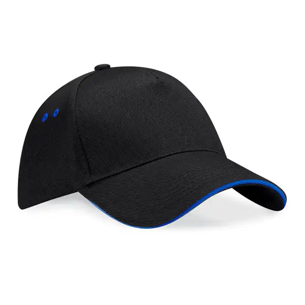 Beechfield B15C Ultimate 5 Panel Cap Sandwich Peak - COOZO