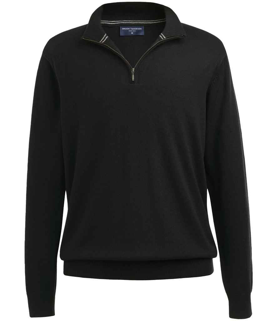 Brook Taverner BT4567 Copenhagen 1/4 Zip Jumper - COOZO