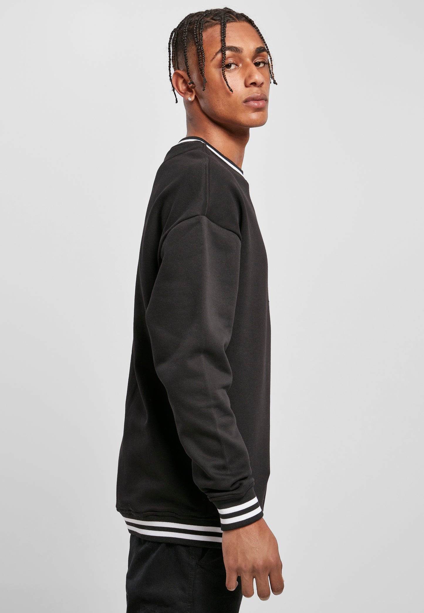 COOZO Mens College Crew Neck Sweatshirt - COOZO