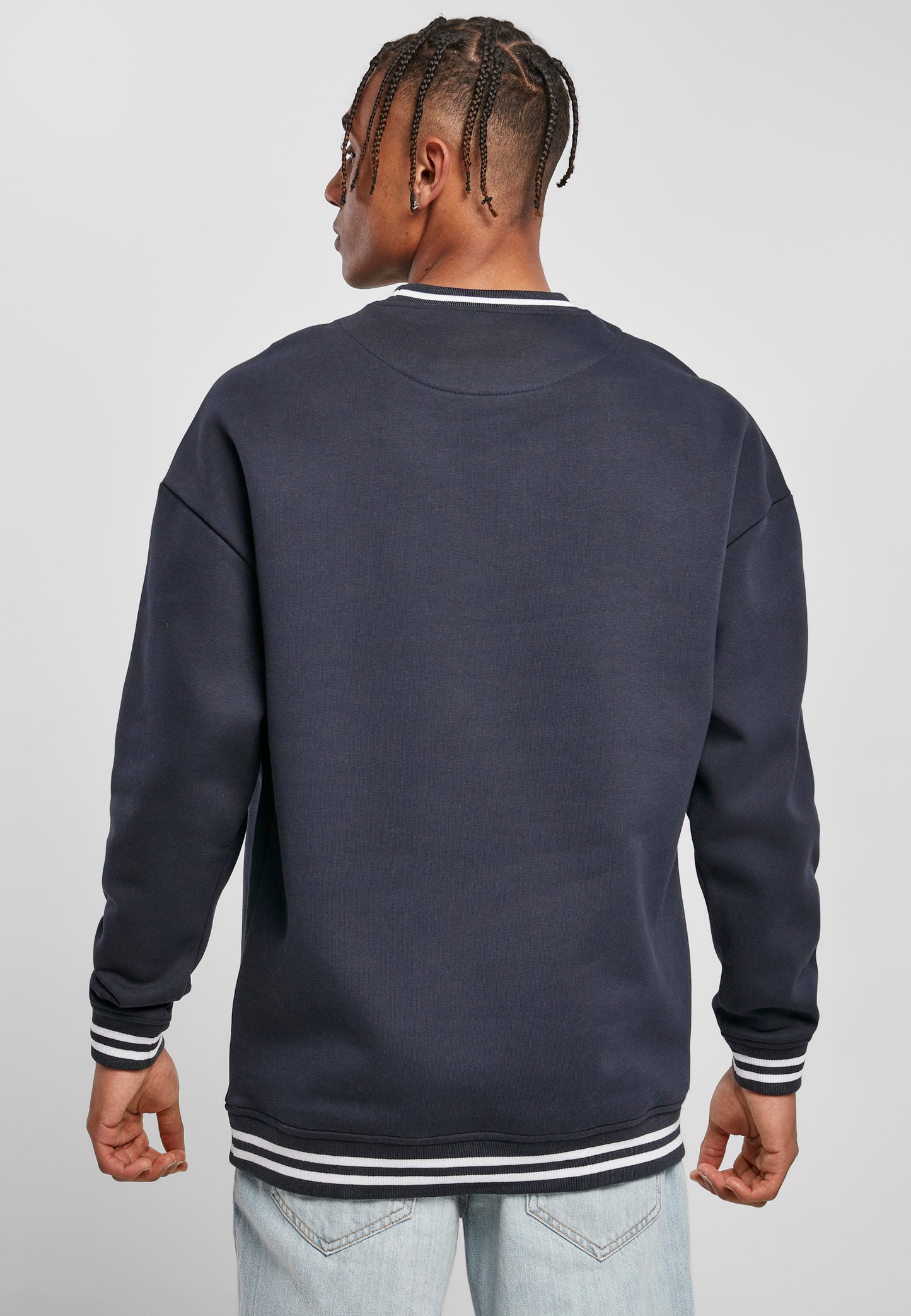 COOZO Mens College Crew Neck Sweatshirt - COOZO