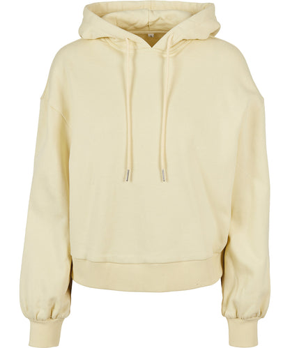 Build your Brand BY183 Women's organic oversized dropped shoulders hoodie 100% Cotton - COOZO