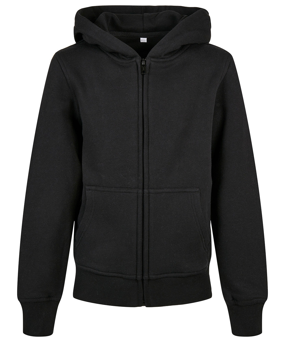 Build Your Brand BY188 Organic kids basic zip hoodie - COOZO