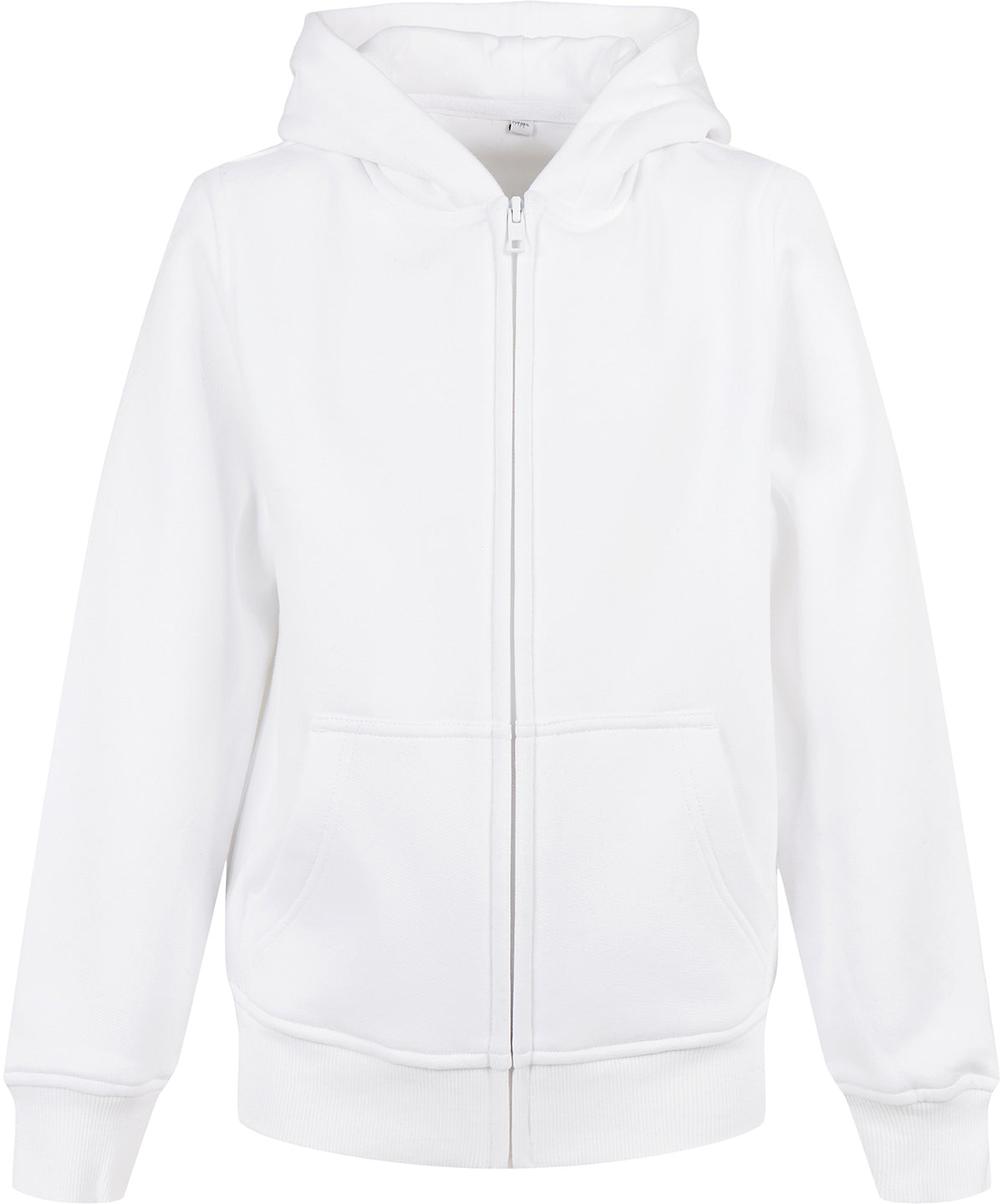 Build Your Brand BY188 Organic kids basic zip hoodie - COOZO