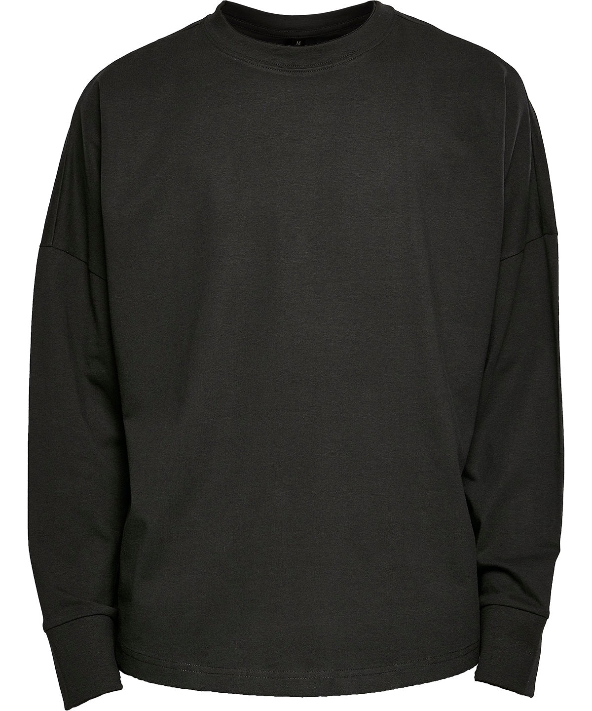 Build your Brand BY198 Men's Round neck Oversize cut on sleeve long sleeve 100% Cotton - COOZO
