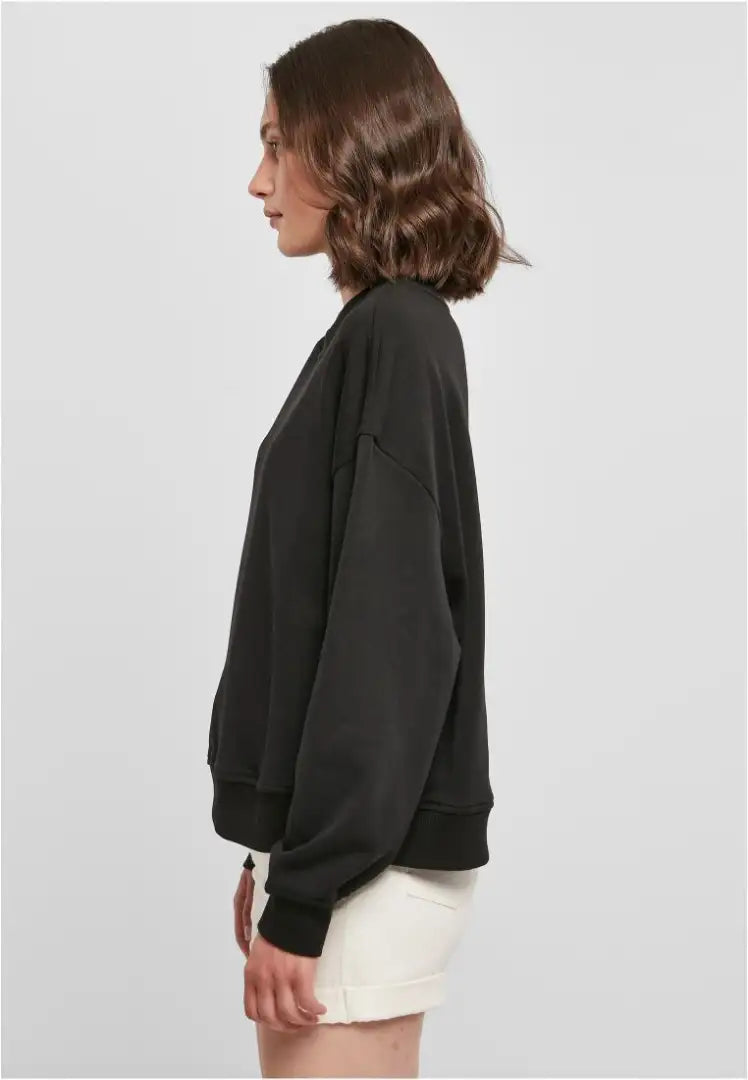 COOZO-Build your Brand Women¡¯s oversized crew neck sweatshirt (BY212)