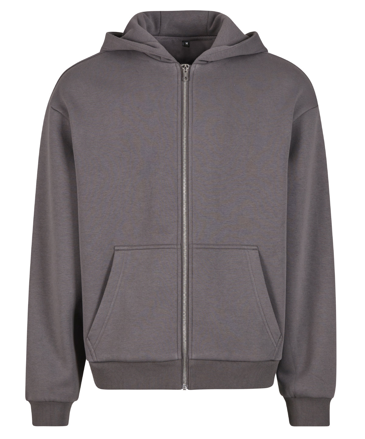 Build Your Brand BY285 Fluffy zip hoodie - COOZO