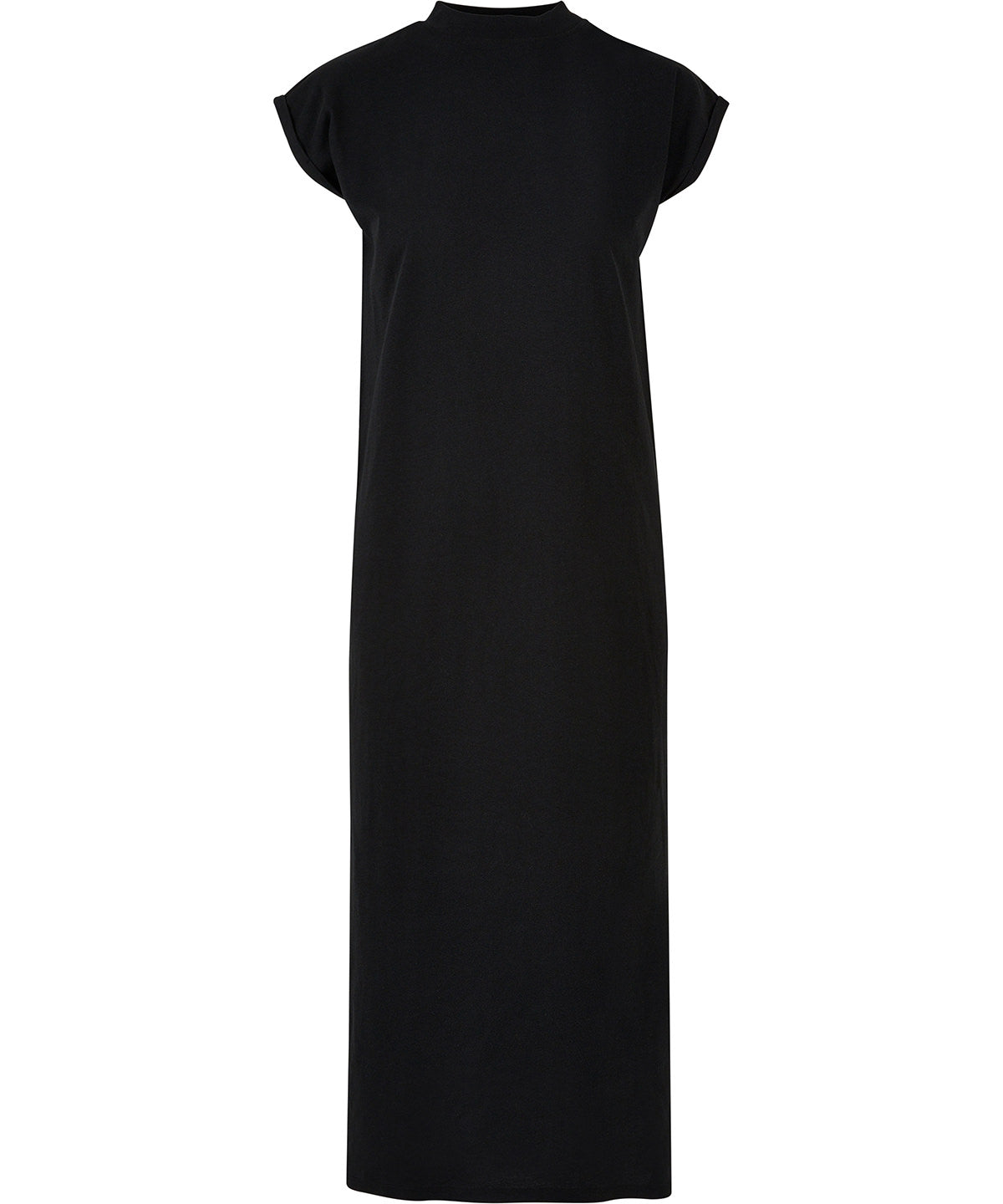 Build Your Brand BY302 Womens long extended shoulder dress - COOZO