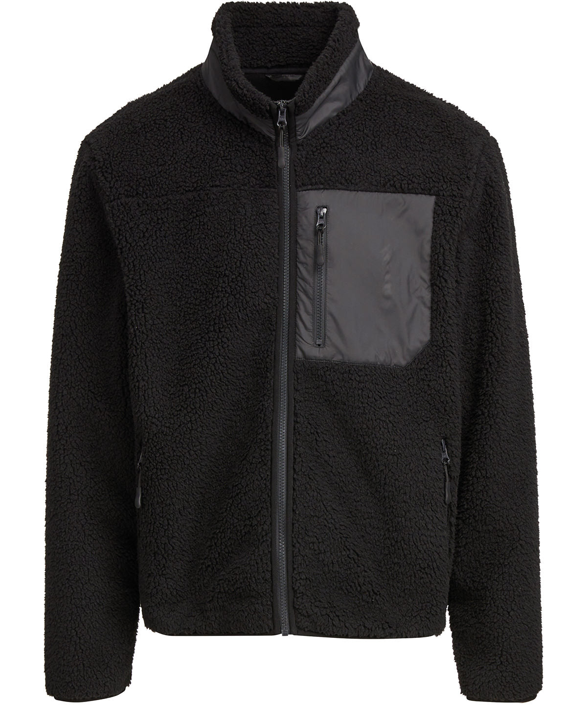 Build Your Brand BY406 Bonded Sherpa Jacket