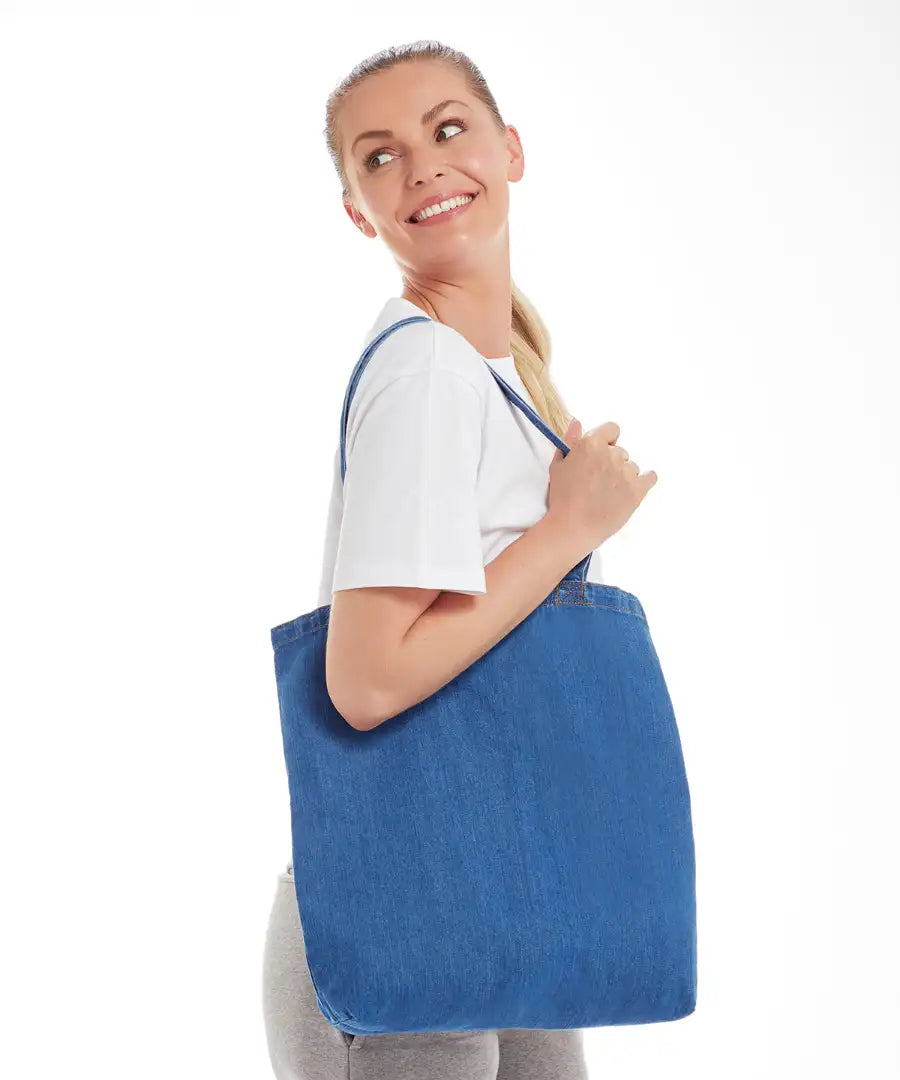 COOZO-Denim tote bag
