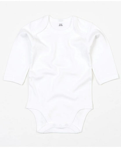 Babaybugs Baby Long Sleeve Bodysuit envelope neckline 100% Organic cotton (BZ30) - COOZO