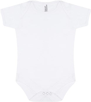 Casual Classics C800T Envelope Neck Baby Body Suit Short Sleeves Childrens 180gsm 100% Cotton - COOZO