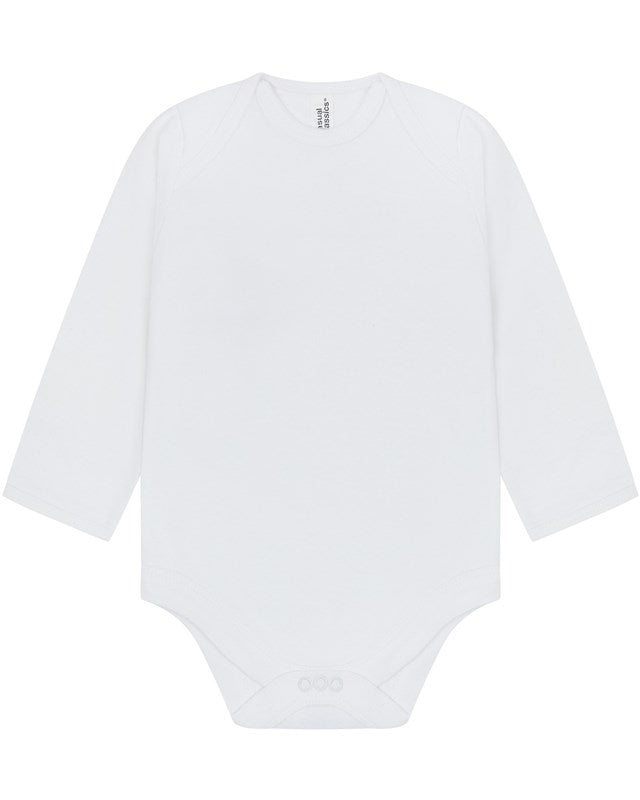 Casual Classics C8020T Baby Long Sleeve Body Suit 180gsm - COOZO