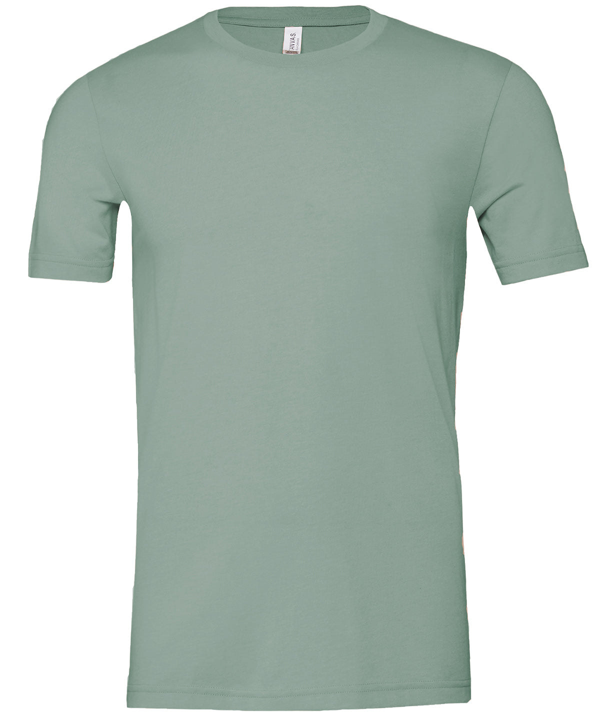 Bella+Canvas CA3001CVC Unisex heather CVC Ribbed crew neck short sleeve t-shirt Single jersey Rich color - COOZO
