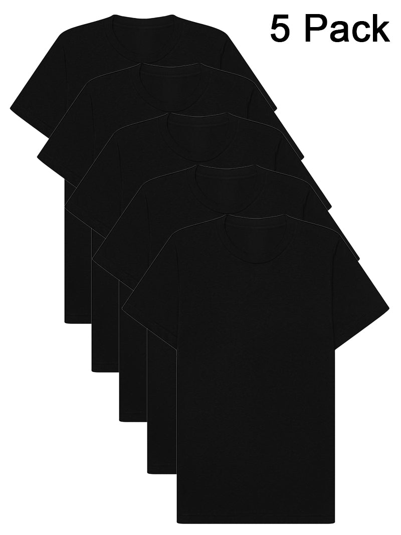 Bella+Canvas CA3001ECO Pack of 5 Mens EcoMax Short Sleeve T-Shirts