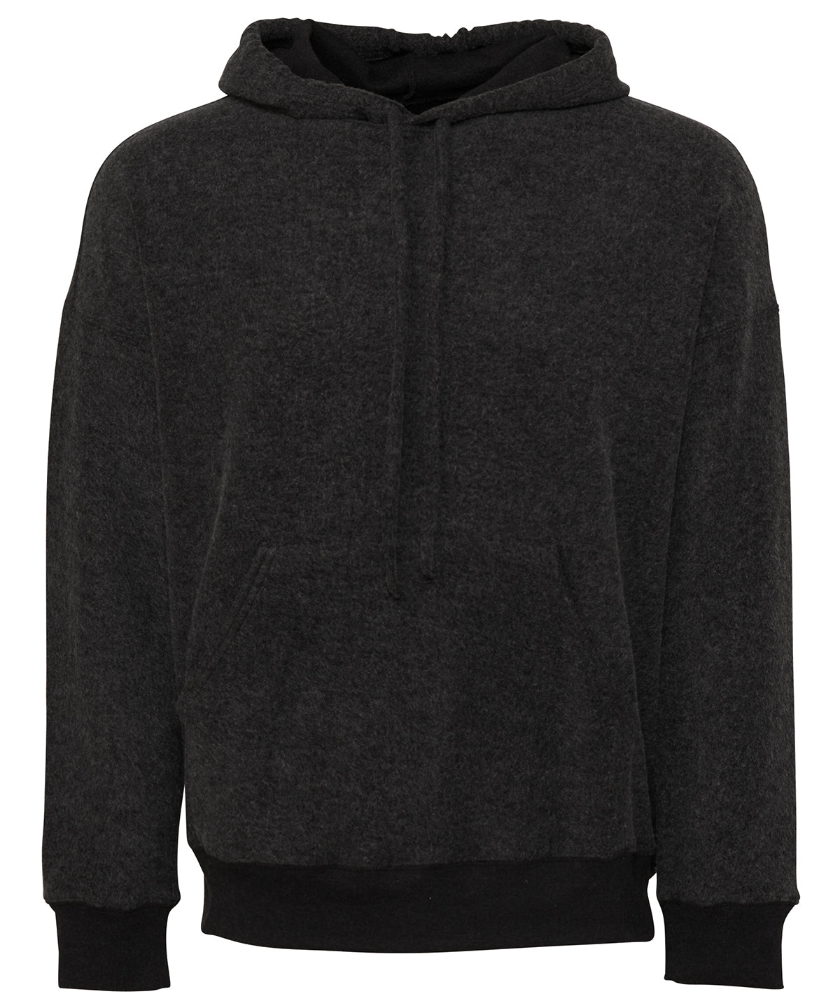 Bella+Canvas CA3329 Unisex sueded fleece pullover hoodie Sueded fleece Two-tone ribbing - COOZO