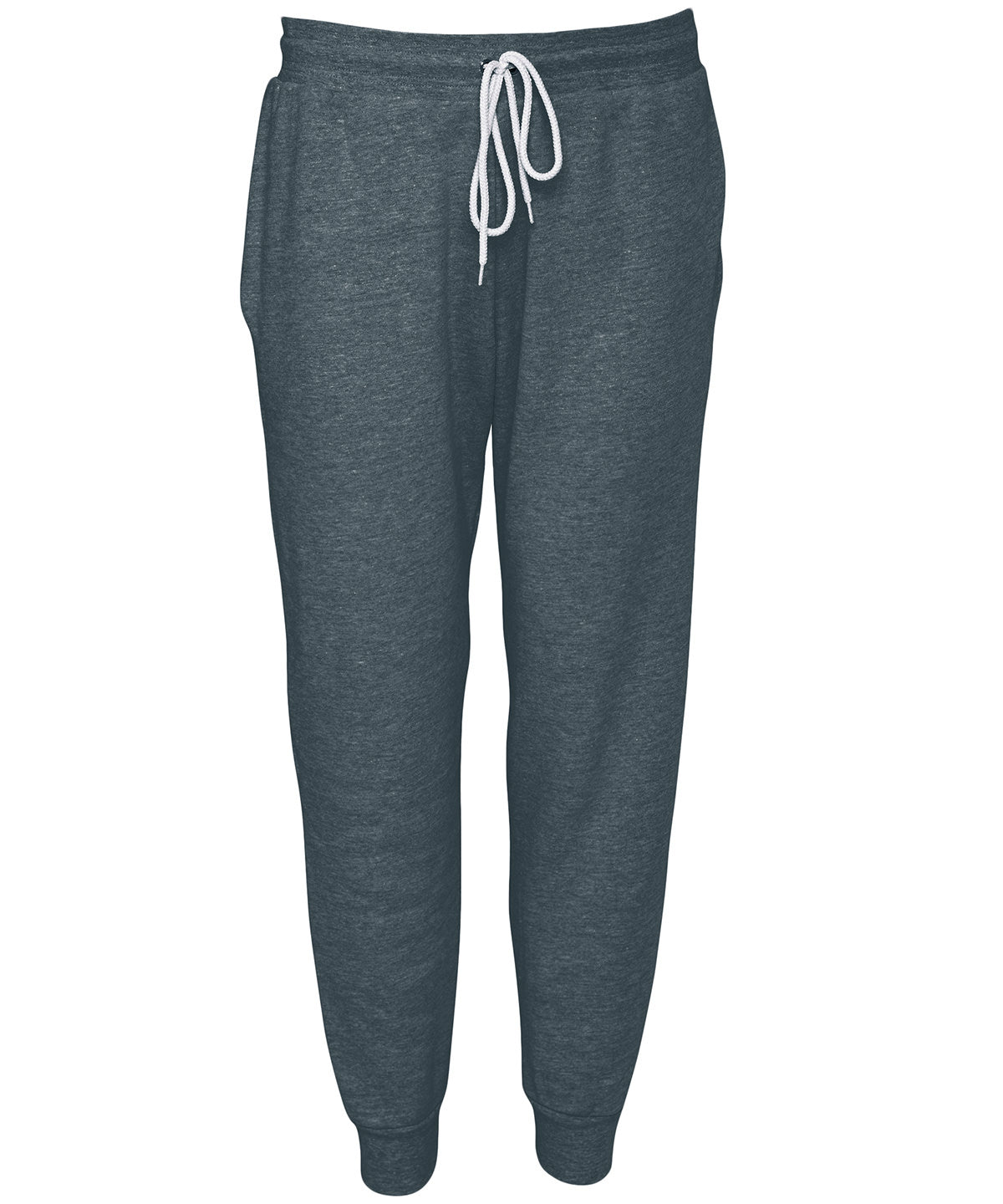 Bella+Canvas CA3727 Unisex Jogger softest fleece fabric Sweatpants Side pockets Ribbed ankle cuff - COOZO