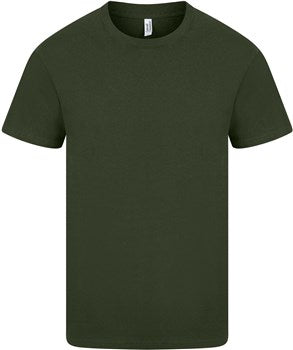 Casual Classics CR1500 Unisex Ringspun Classic Taped Neck & Shoulders T-Shirt 150 150gsm 100% Cotton - COOZO