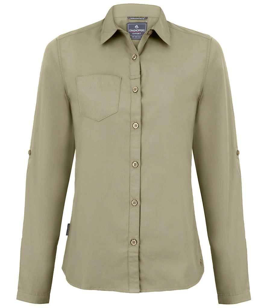 Craghoppers Expert LADIES KIWI LONG SLEEVE SHIRT CES002 - COOZO