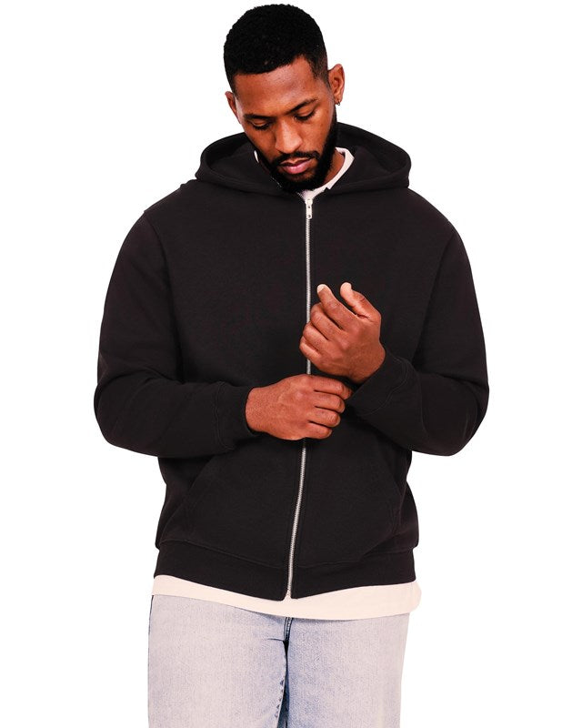 Casual Classics CRBHS40 Ringspun Blended 280 Core Zip Hood - COOZO