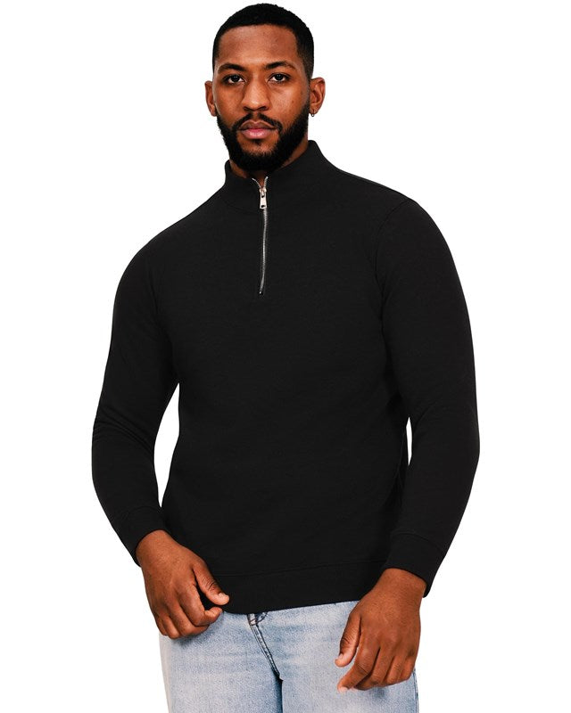 Casual Classics CRBSW50 Ringspun Blended 280 Core Quarter Zip Sweat - COOZO