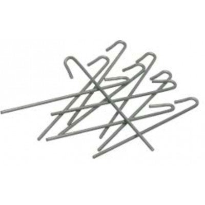 COOZO-Carta Sport Football Net Metal Ground Pegs Pack of 10 (CSFGNP)