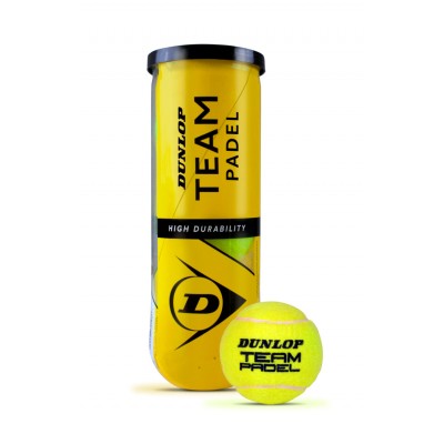 Dunlop / Slazenger DLPB Dunlop Padel Team Balls 3 Ball Tube - COOZO