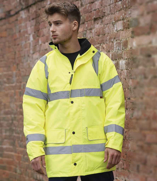 Warrior DWHV12 R005 Hi-Vis Traffic Jacket - COOZO
