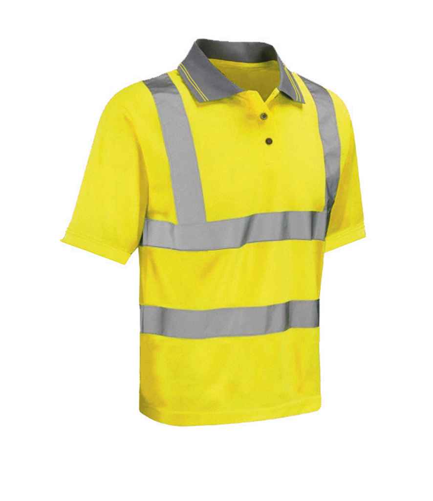 Warrior DWHV32 Hi-Vis Polo Shirt - COOZO