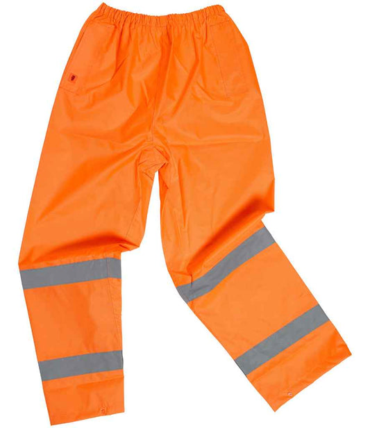 Warrior DWHV36 Hi-Vis Overtrousers - COOZO