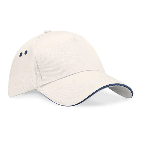 Beechfield B15C Ultimate 5 Panel Cap Sandwich Peak - COOZO