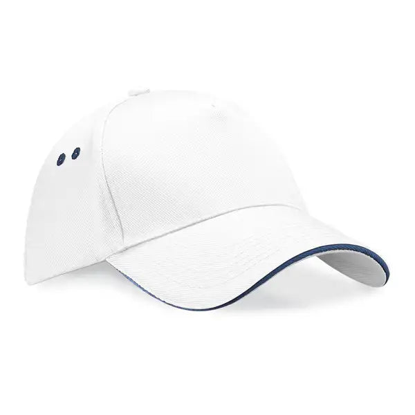 Beechfield B15C Ultimate 5 Panel Cap Sandwich Peak - COOZO
